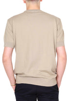 Ax Uomo t-shirt maniche corte in maglia beige