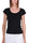 T-SHIRT SCOLLATA SULLA SCHIENA NERO