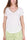 T-SHIRT SCOLLO A V IN MAGLIA BURRO