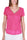 T-SHIRT SCOLLO A V IN MAGLIA FUXIA