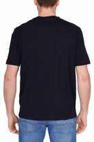 Ax Uomo t-shirt uomo con grafica in rilievo e logo blu