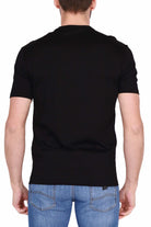 Ax Uomo t-shirt uomo in puro cotone con stampa nero