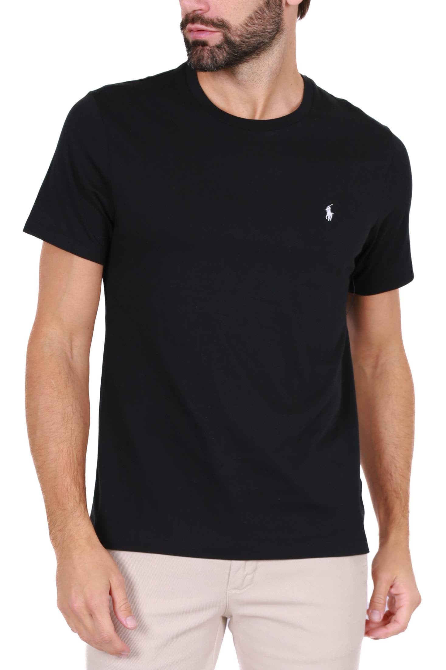 Ralph Lauren t-shirt uomo manica corta nero