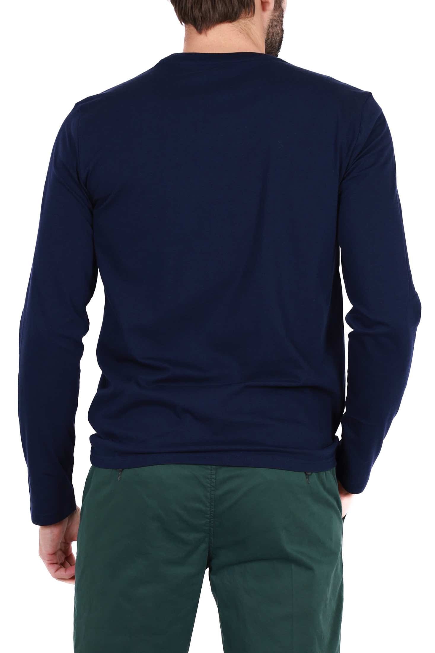 Ralph Lauren t-shirt uomo manica lunga blu