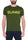 T-SHIRT UOMO MANICHE CORTE IN JERSEY VERDE