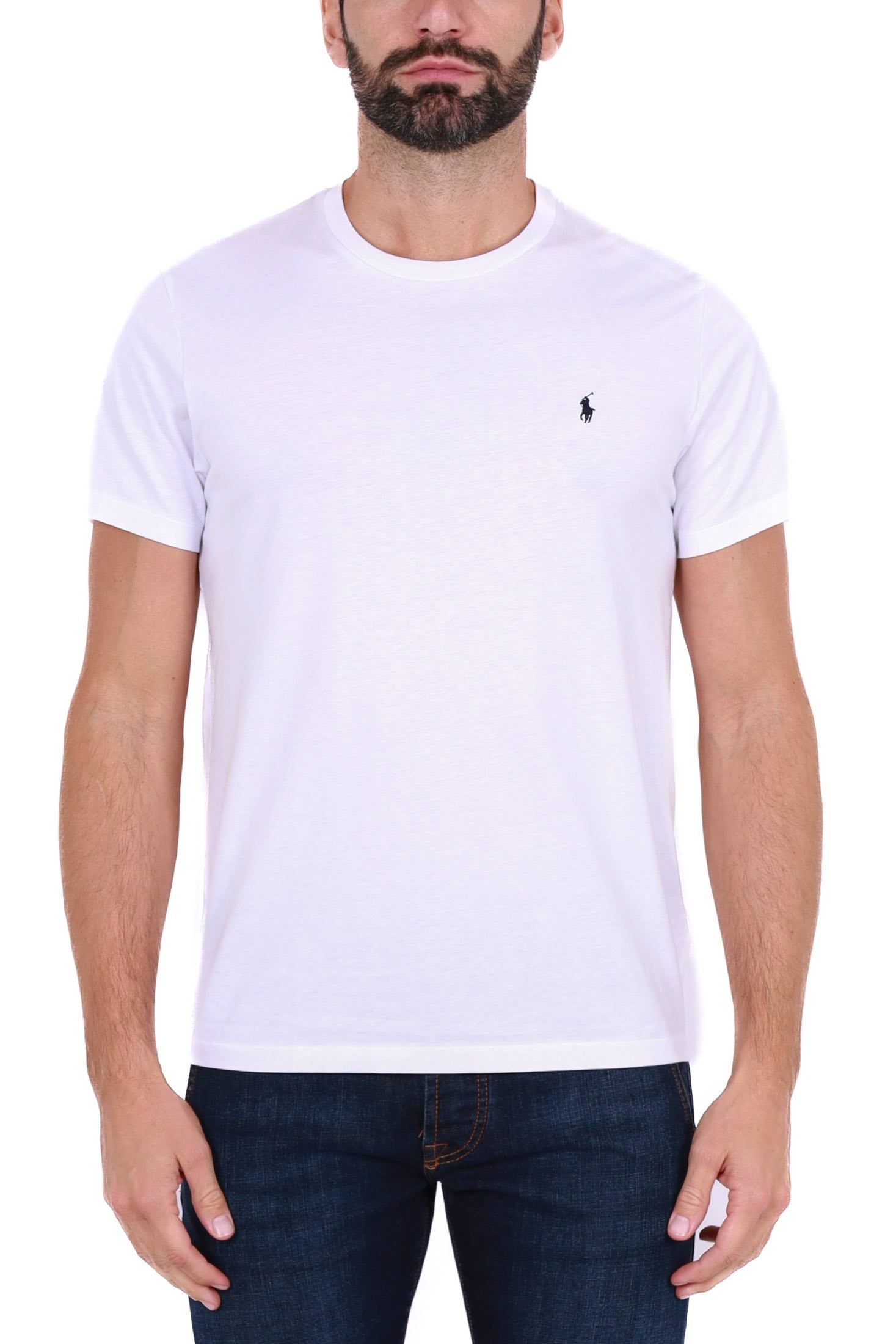 Ralph Lauren t-shirt uomo manica corta bianco