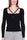 TOP IN MAGLIA A COSTINE CON BORCHIE NERO