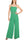 ELEGANT JUMPSUIT WITH THIN STRAPS GREEN