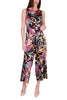 ELEGANT PATTERNED TWILL JUMPSUIT