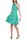 ELEGANT SHORT DRESS IN GREEN CHIFFON